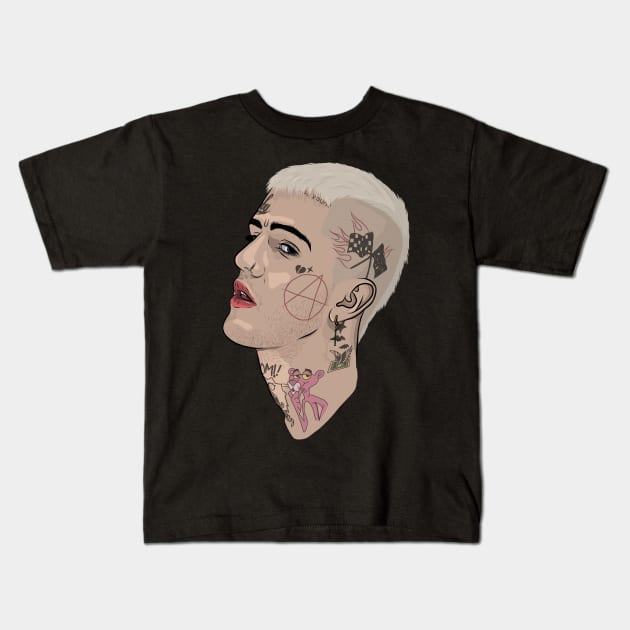 Lil Peep Kids T-Shirt by Footie Prints